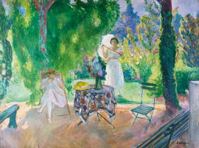 Dvě ženy v zahradě v létě, c.1923 od Henri Lebasque