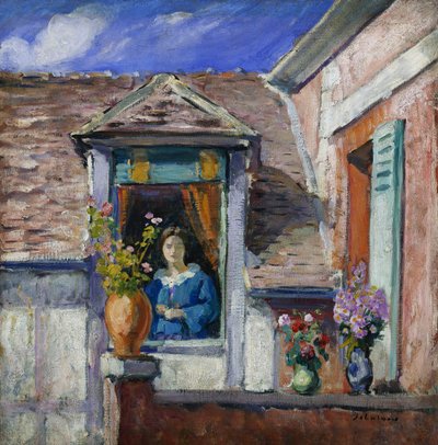 Žena u okna; Femme a la Fenetre, od Henri Lebasque