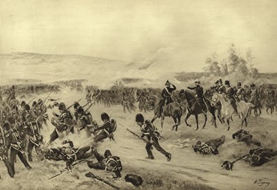 Bitva u Almy, 1854 (hlubotisk) od Henri Louis Dupray