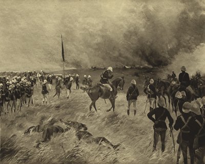 Okupace Coomassie, 1873-1874 (hlubotisk) od Henri Louis Dupray