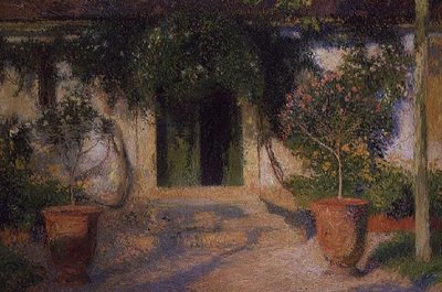 Vchod do domu od Henri Martin