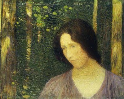 Hlava ženy; Tete de Femme, od Henri Martin