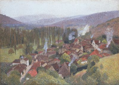 Pohled na Terrasse de Marquayrol, Labastide du Vert, 1935 od Henri Martin