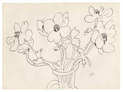 Anémony ve váze od Henri Matisse