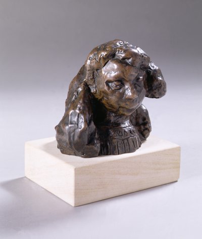 Busta Fillette (Markéty), asi 1905-06 (bronz s hnědou patinou) od Henri Matisse