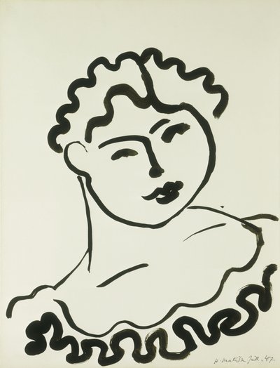 Ženská busta (Tati) od Henri Matisse