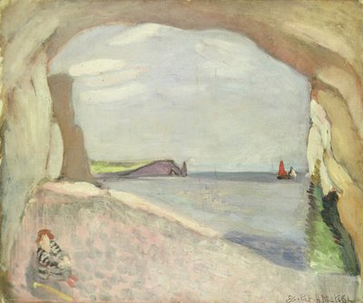 Etretat, Červená plachta (obraz) od Henri Matisse