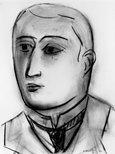 Studie k portrétu Guillauma Apollinaira od Henri Matisse