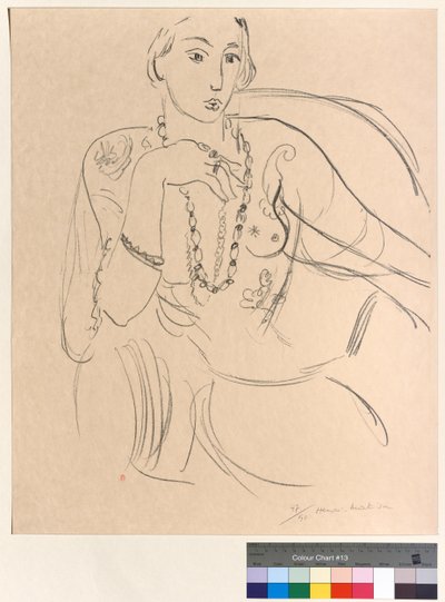 Žena s náhrdelníkem od Henri Matisse
