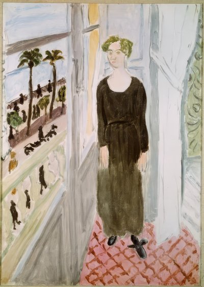 Žena u okna, Nice od Henri Matisse