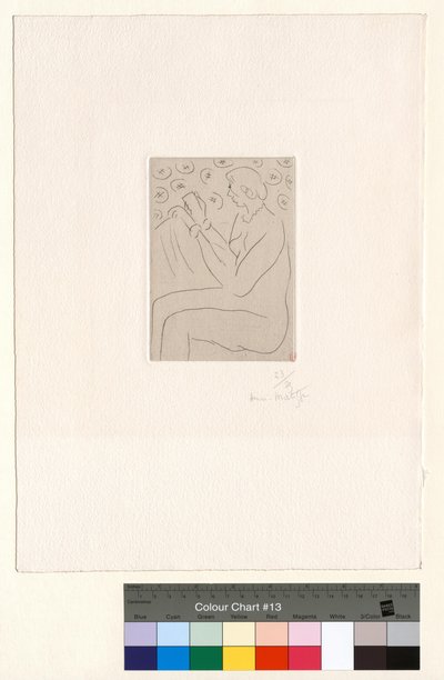 Postava, která čte od Henri Matisse