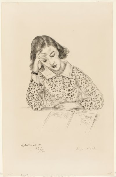 Čtení pro dívky od Henri Matisse