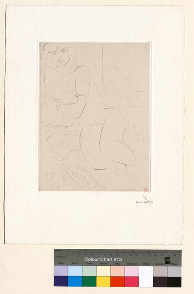 Velká aktová kompozice s ležící postavou v tříčtvrtečním pohledu od Henri Matisse