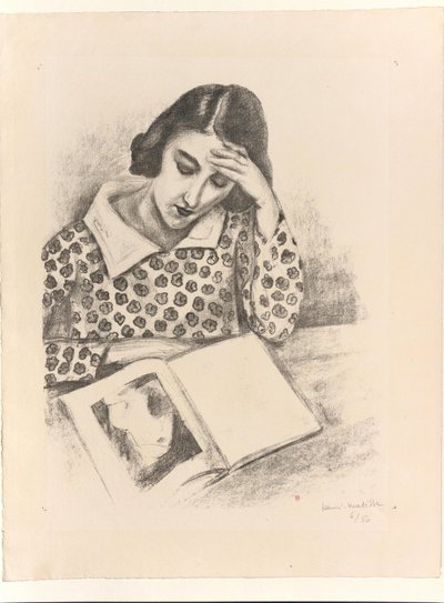 Velká čtenářka od Henri Matisse