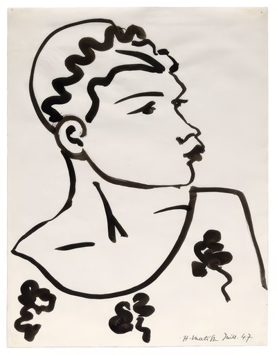 Hlava od Henri Matisse