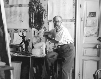 Henri Matisse, malíř (čb fotografie) od Henri Matisse