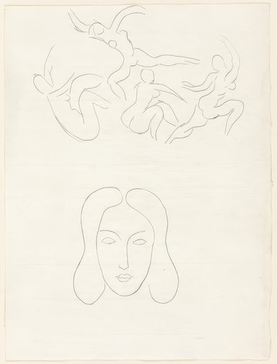 Hérodiade, Scène lV, deska třináctá z Mallarméových básní od Henri Matisse