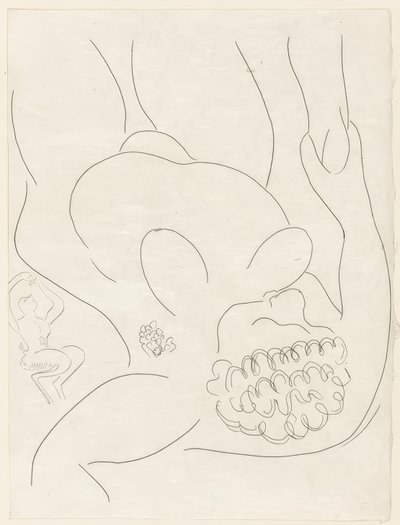 Le Pitre Châtié, čtvrtá deska z Mallarméových básní od Henri Matisse