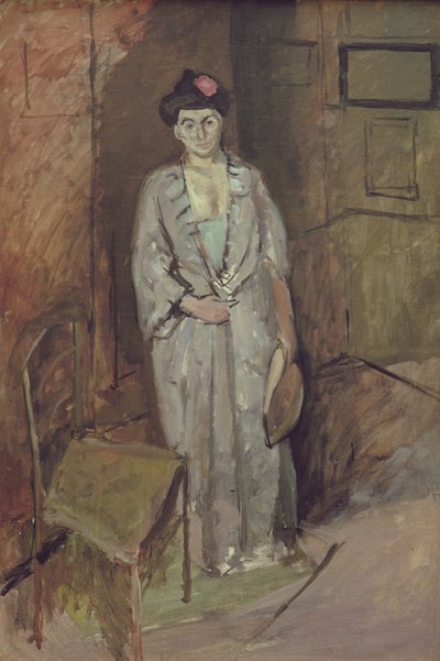 Madame Matisse en Japonaise (Japonka) 1901 (olej na plátně) od Henri Matisse