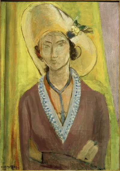 Mademoiselle L.L. Žlutý klobouk od Henri Matisse