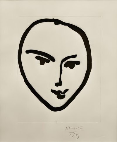 Nadia. Usmívající se maska od Henri Matisse