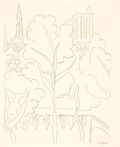 Notre-Dame, Paříž od Henri Matisse