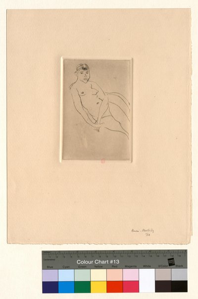 Napůl ležící akt od Henri Matisse