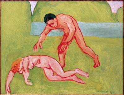 Nymfa a satyr od Henri Matisse