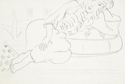 Šachovnice Odalisque, polštářek od Henri Matisse