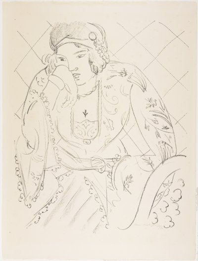 Orientální s trojlistým křížem od Henri Matisse