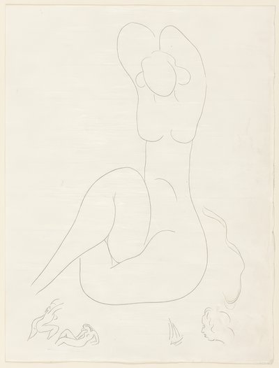 Několik sonetů: "Quelle soie...", deska 28 z Poesies de Mallarmé od Henri Matisse
