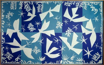 Polynésie, nebe 1946 (kresba, koláž) od Henri Matisse