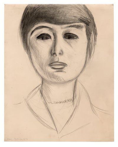 Portrét mladé ženy (Elsa Glaser) od Henri Matisse