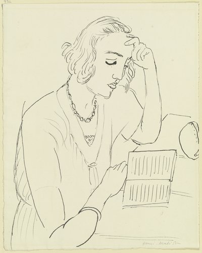 Čtoucí žena od Henri Matisse