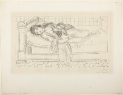 Ležící postava od Henri Matisse