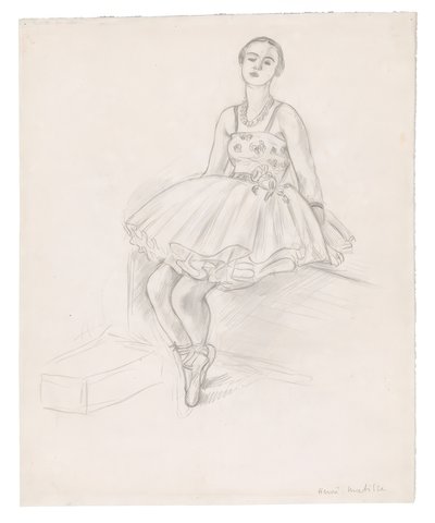 Sedící tanečnice od Henri Matisse