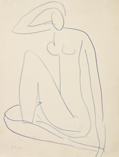 Sedící ženská postava od Henri Matisse