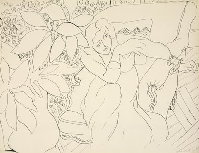 Sedící žena od Henri Matisse