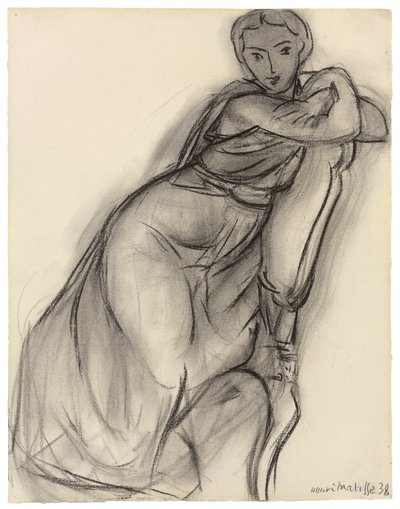 Sedící žena od Henri Matisse