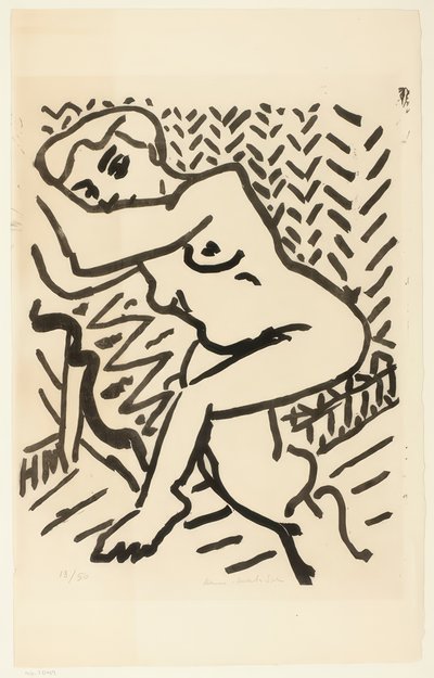 Malý světlý dřevoryt od Henri Matisse