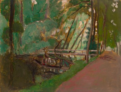Sous-bois, asi 1902-1903 (olej na papíře položený na desce) od Henri Matisse