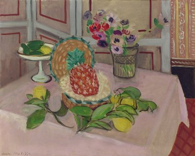 Zátiší: Ananas a citrony od Henri Matisse