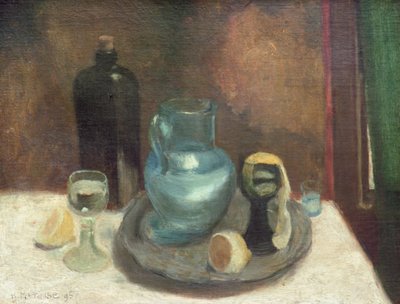 Zátiší s citronem aneb Modrá karafa od Henri Matisse