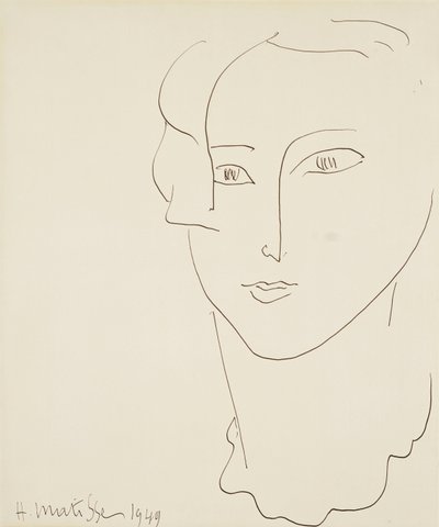 Hlava ženy od Henri Matisse