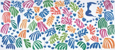 Papoušek a mořská panna od Henri Matisse