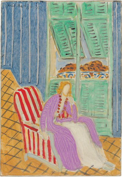 Fialové šaty od Henri Matisse