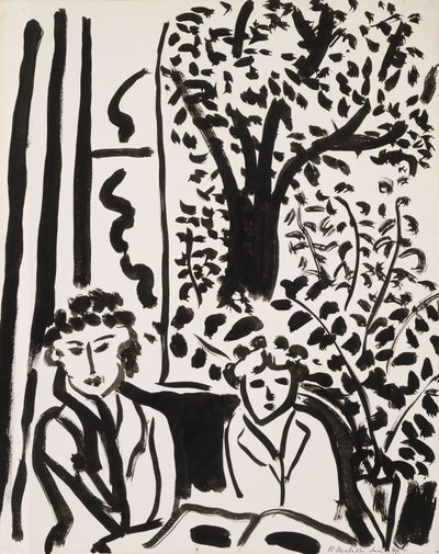 Ticho žijící v domech od Henri Matisse