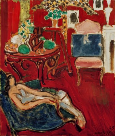 Modrá umělecká složka od Henri Matisse
