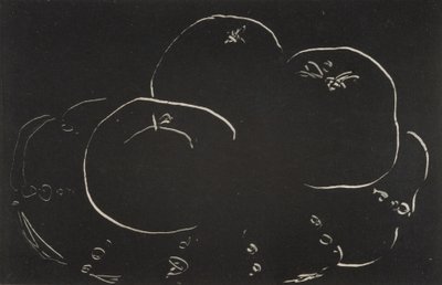 Tři jablka a talíř od Henri Matisse
