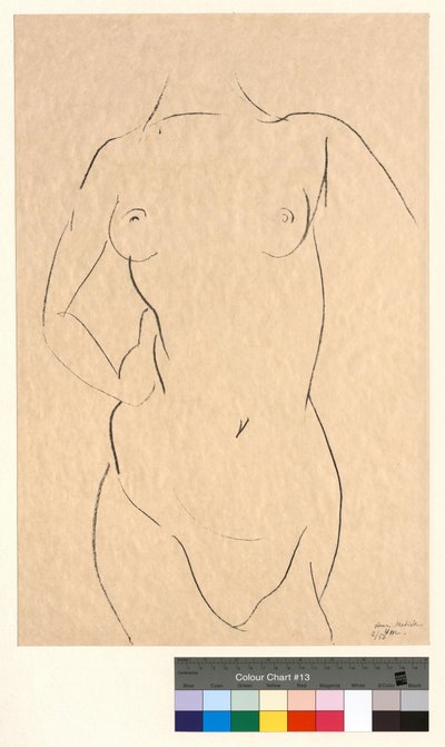 Hrudník zepředu od Henri Matisse